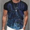 Eagle Men's T-shirt 3D Printed T-shirt Animal Pattern Short Sleeved Top Summer Casual Clothing Round Neck Shirt