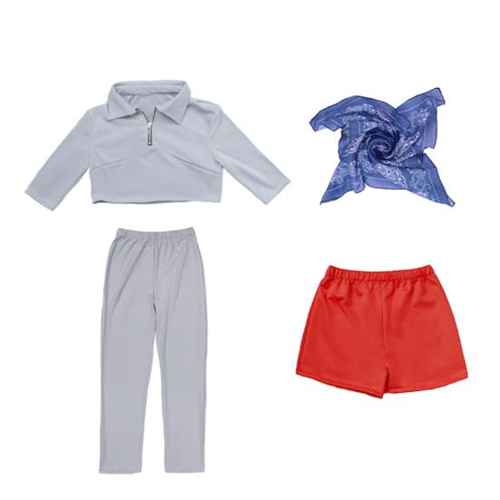 

1 комплект костюмов для косплея Одиннадцатой для женщин: топ, шарф, шорты, колготки. Хэллоуинские косплей-наряды для девочек, для костюмированных вечеринок, встреч фанатов, фотосессий. XXXL