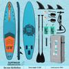 Inflatable SUP Board - Koi Design Paddleboard for Beginners