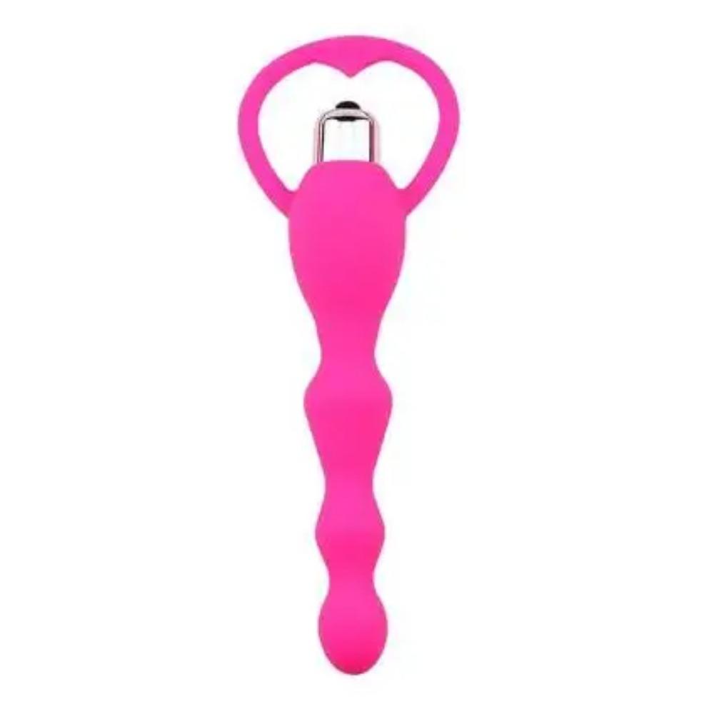 Vibrating Anal Plug Prostate Massage Soft Anal Beads Vibrator Sex Toys For Couples Butt Plug Silicone Adult Products