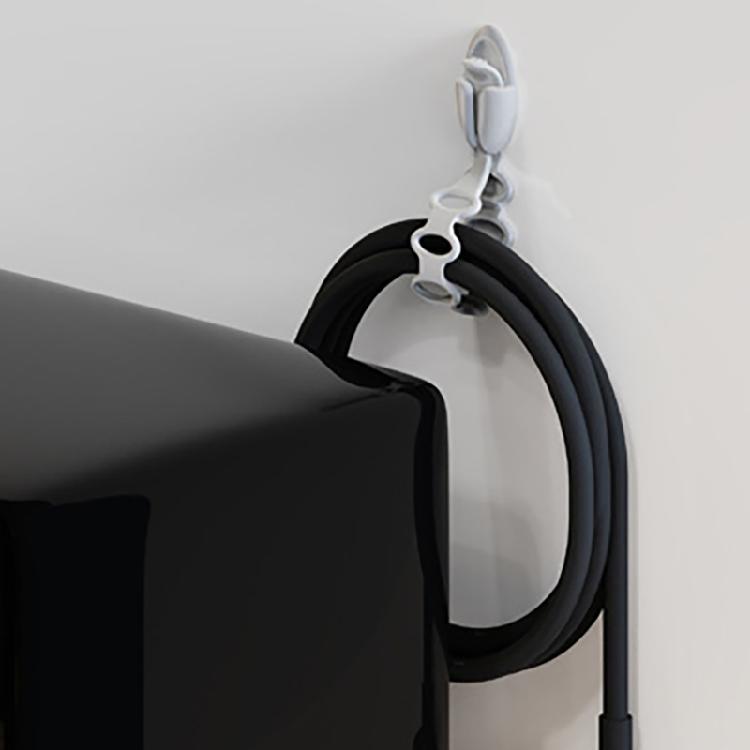 Set Of 10 Adjustable Silicone Garlands Hook Reusable Christmas Wreath Hanger Stocking Ties Wire Management Clip