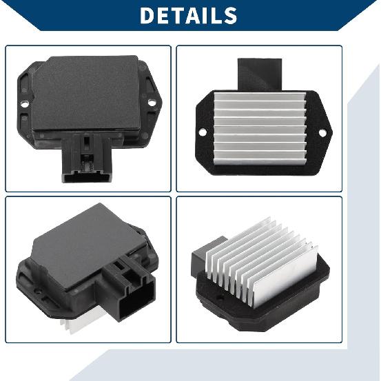 No.8716545030 HVAC Blower Motor Resistor for Toyota Highlander 2008-2016 Heater Blower Resistor Metal ABS 1 Pcs Black