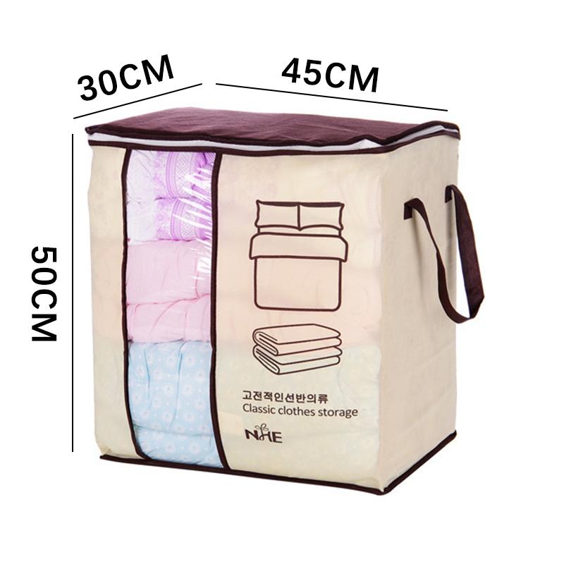 Quilt Storage Bag Household Wardrobe Quilt Clothes Organizer Large Capacity Blanket Sorting Bags Dust-proof Moving Bag