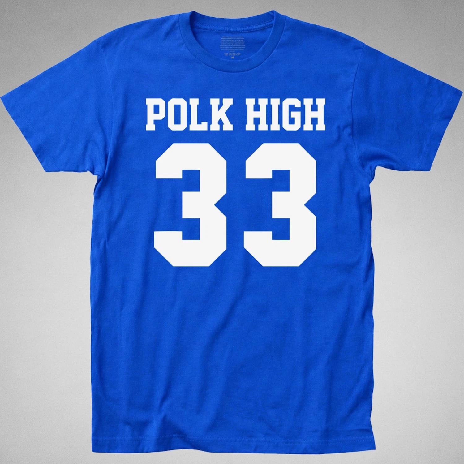 POLK HIGH 33 T-SHIRT al bundy married children school 80 football jersey costume XS