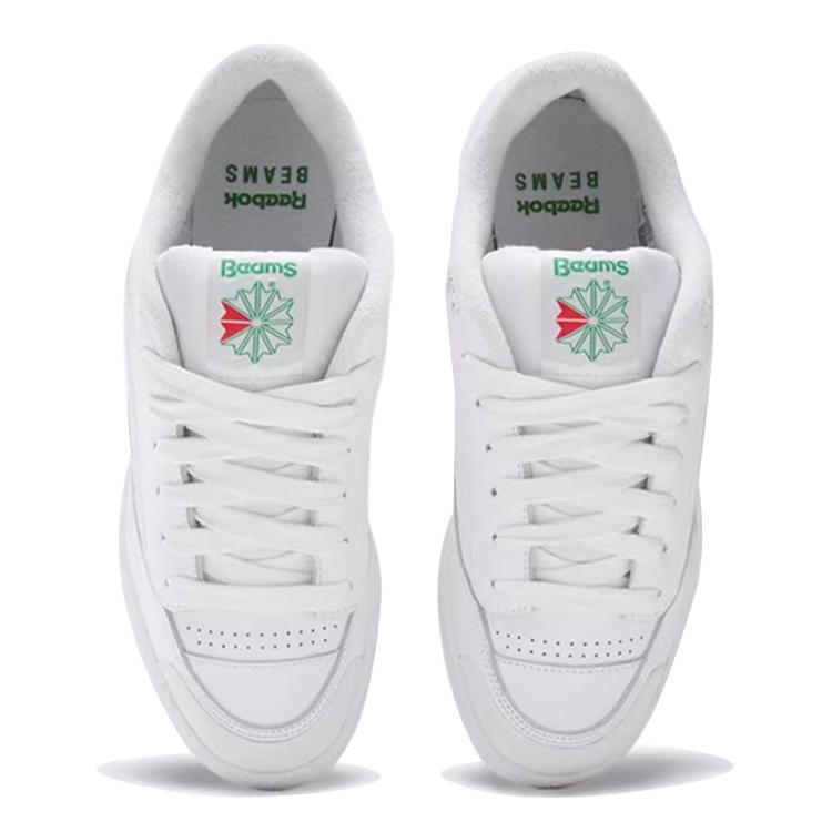 BEAMS x Reebok Club C Bulc Białe Glen Zielone Sneakersy Unisex 100033747