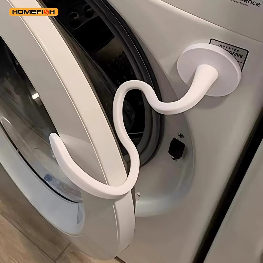 HOMEFISH Flexible Silicone Washer & Dryer Door Prop Easy-to-Use Bendable Sturdy Stopper for Odor-Free Appliances