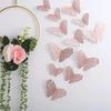 3D Butterfly Wall Decoration Hollow Butterfly Decals 3D Butterfly Wall Sticker X3UC