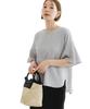 Urban Research Rosso F by ROSSO Linen Flare Sleeve Size FREE Women's Blouse, RAA5-23F505, L/GRAY