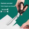Lace Overlock No-Sew Pinking Scissors: Large Wave Stainless Steel Tailor Scissors for Edges