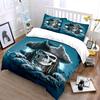 Skull, pirate hat, ocean waves. Bedding sets Duvet cover sets Duvet covers Pillowcases(1 * Duvet Cover 2 * Pillowcases without duvet insert)