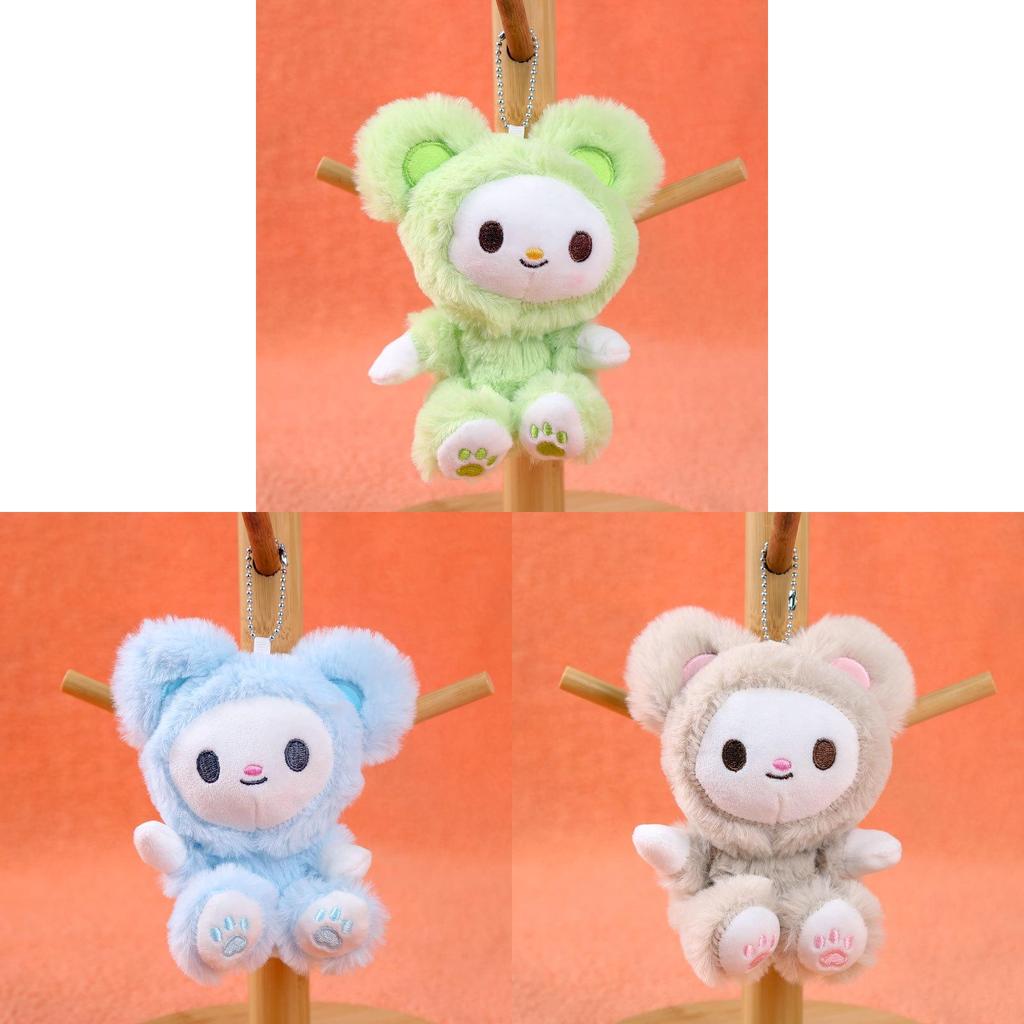 Plush Bunny Keychain With Pp Cotton Filling For Kids And Adults Gift