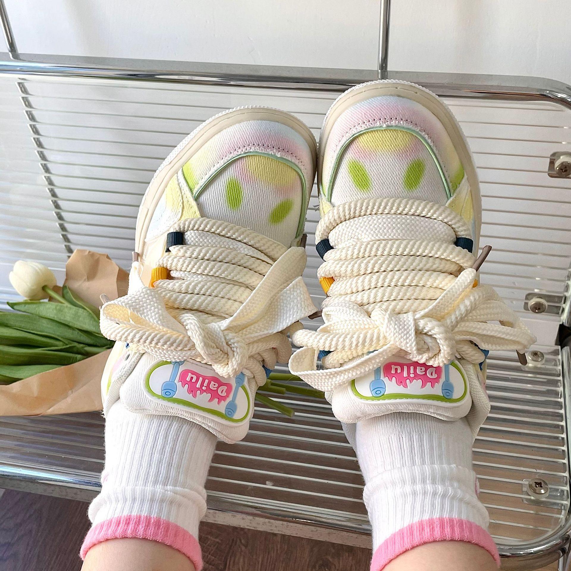 Женская обувь Весенняя студенческая обувь Женская обувь для доски Женская обувь большого — фото 8