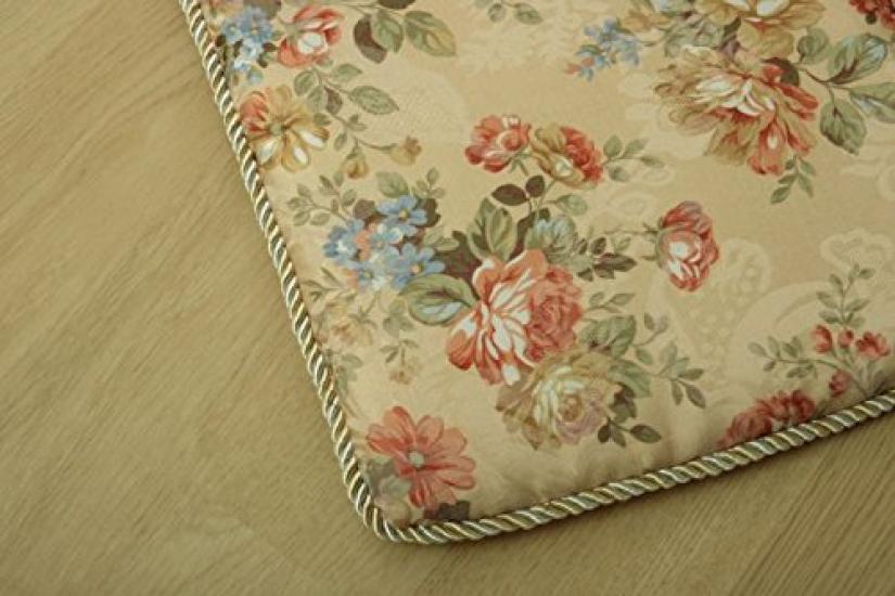 IKEHIKO Cushion Living Free Seat Elegance Floral Monier Beige 48 X 136cm Approx. #9508349