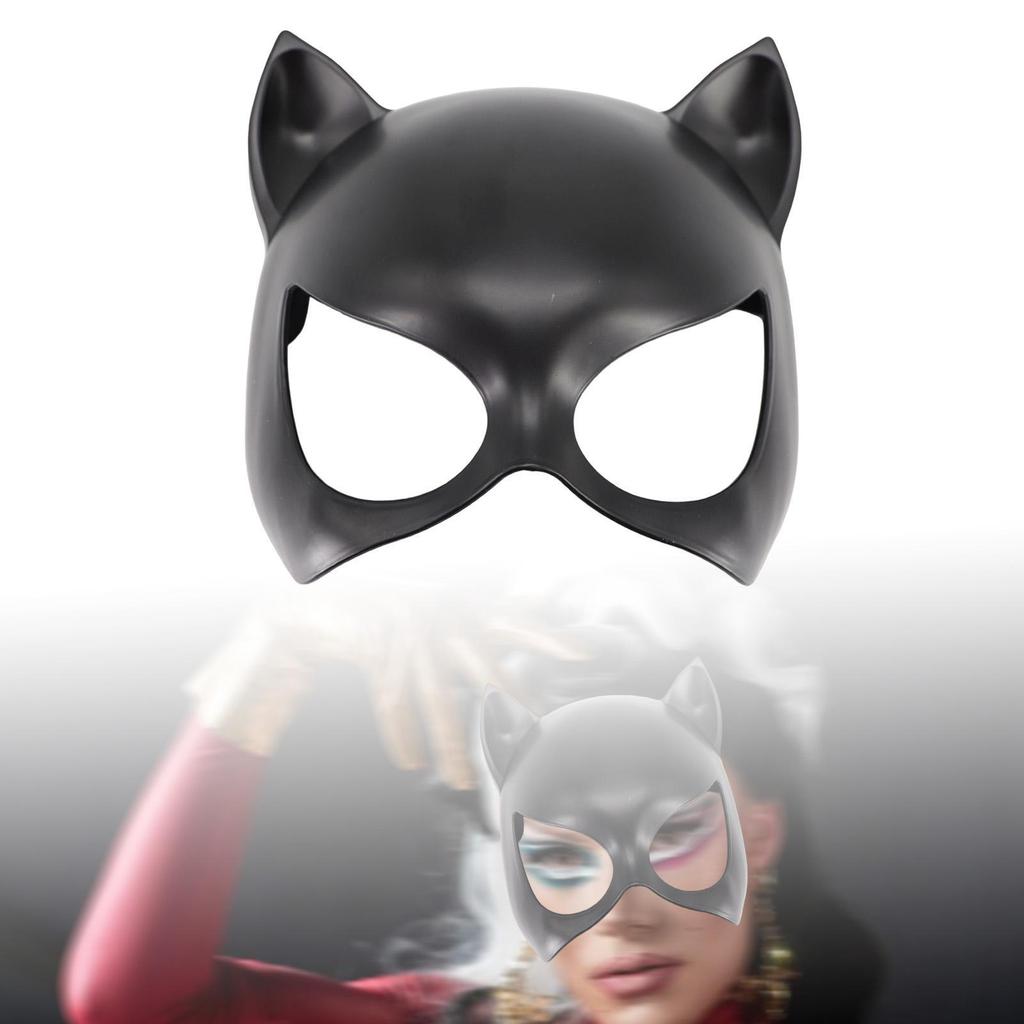 Cat Mask Fancy Dress Blank Face Mask for Halloween Role Stage Performance
