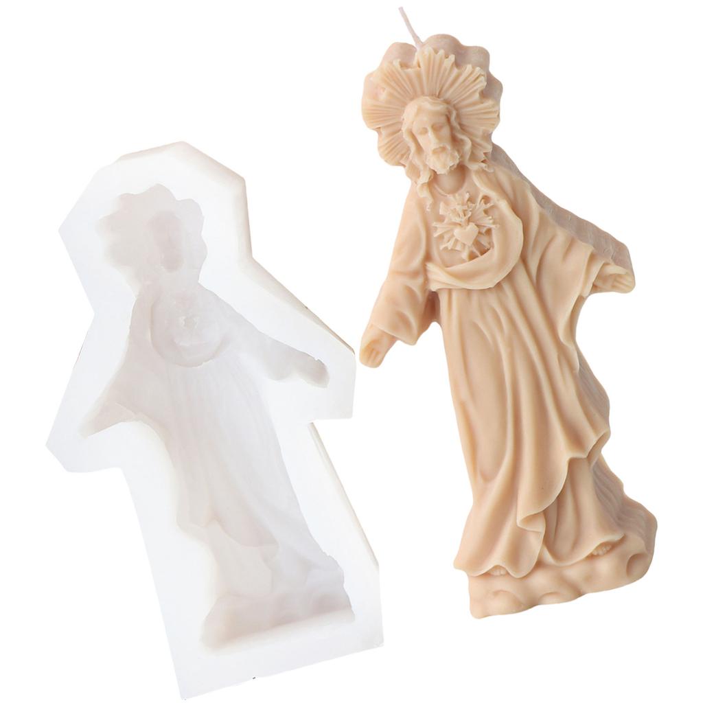 Silikonové formy na svíčky Formy na ozdoby Náboženská řada Opakovaně použitelné silikonové formy na výrobu svíčky Silikonová textura na svíčku