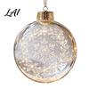 Festive Party Decorations Glowing Christmas Story Ornament Light‑Up Mini Holiday Scene Hanging Ball with Warm Tree Ornaments LED Light Clear