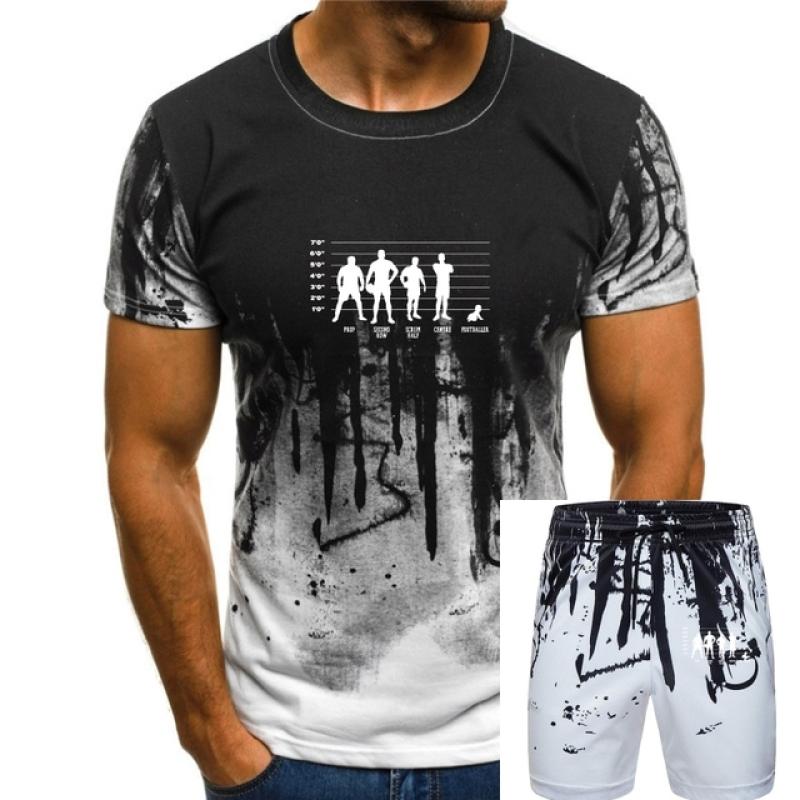 

Новинка спортивной футболки «Регби против футбола» Детская линейка Joke Match Свободные размеры больших размеров Футболка 6XL