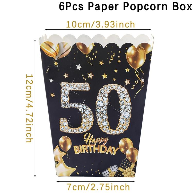 Jungle Safari Popcorn Candy Box Mermaid Butterfly Donut Hawaii Birthday Party Decor Kids Strawberry Wedding Party Supplies Gifts