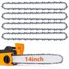 AIMOONSA 4-piece 14-inch Chainsaw Chain Set (35 Cm) 3/8" LP 1.3 Mm 52 Links Low Kickback