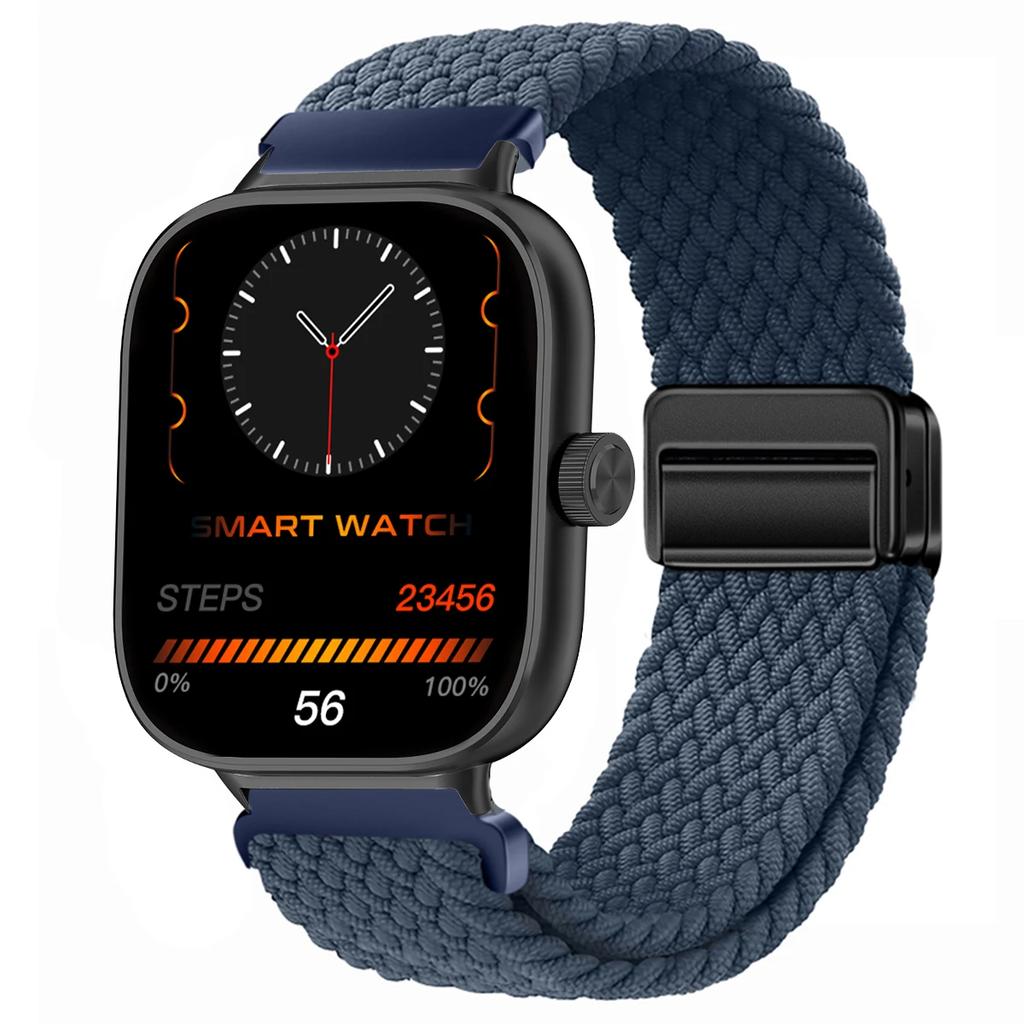 Magnetic Loop for Xiaomi Redmi Watch 4 5 Strap Adjustable Braided Sport Nylon Replacement correa bracelet Miband 8pro 9pro band