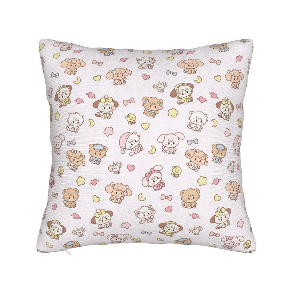 Mikkos Mousses Pillow Cover Custom Cushion Cover Novelty Pillow Case For Living Room Chair
