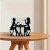 Home creative napkin holder kitchen wrought iron storage rack Western restaurant coffee shop vertical tissue holder