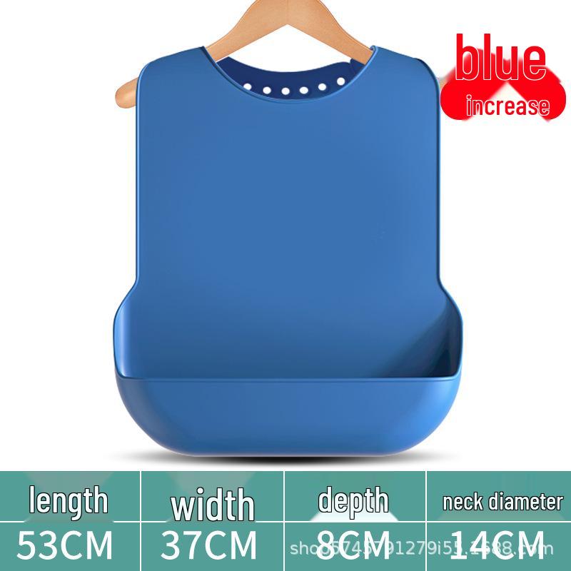 Wasserdichte Silikon-Esslatz für Senioren und Erwachsene - Große Größe