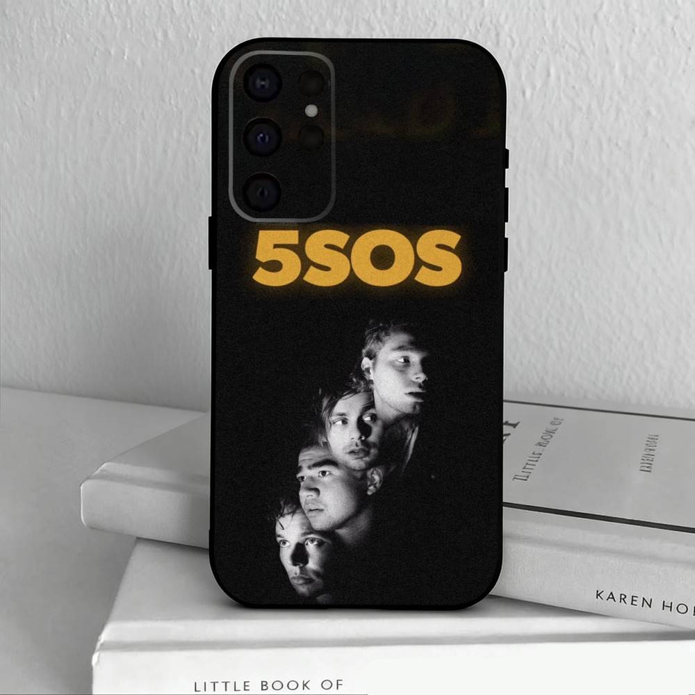 5 S-Seconds of S-Summers 5SOS Phone Case For Samsung S25,24,23,22,30,21,10,9,Ultra,Plus,Lite,FE,4,5 G Soft Black Case