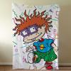 R-RugratS-ES Cartoon TV Blanket Throw Super Cosy Plush Living Room Sofa Couch Childish Birthday Gifts