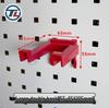Plastic Pegboard Hooks with Square Hole - Wall-Mounted Tool Rack and Storage Shelf for Hardware Display