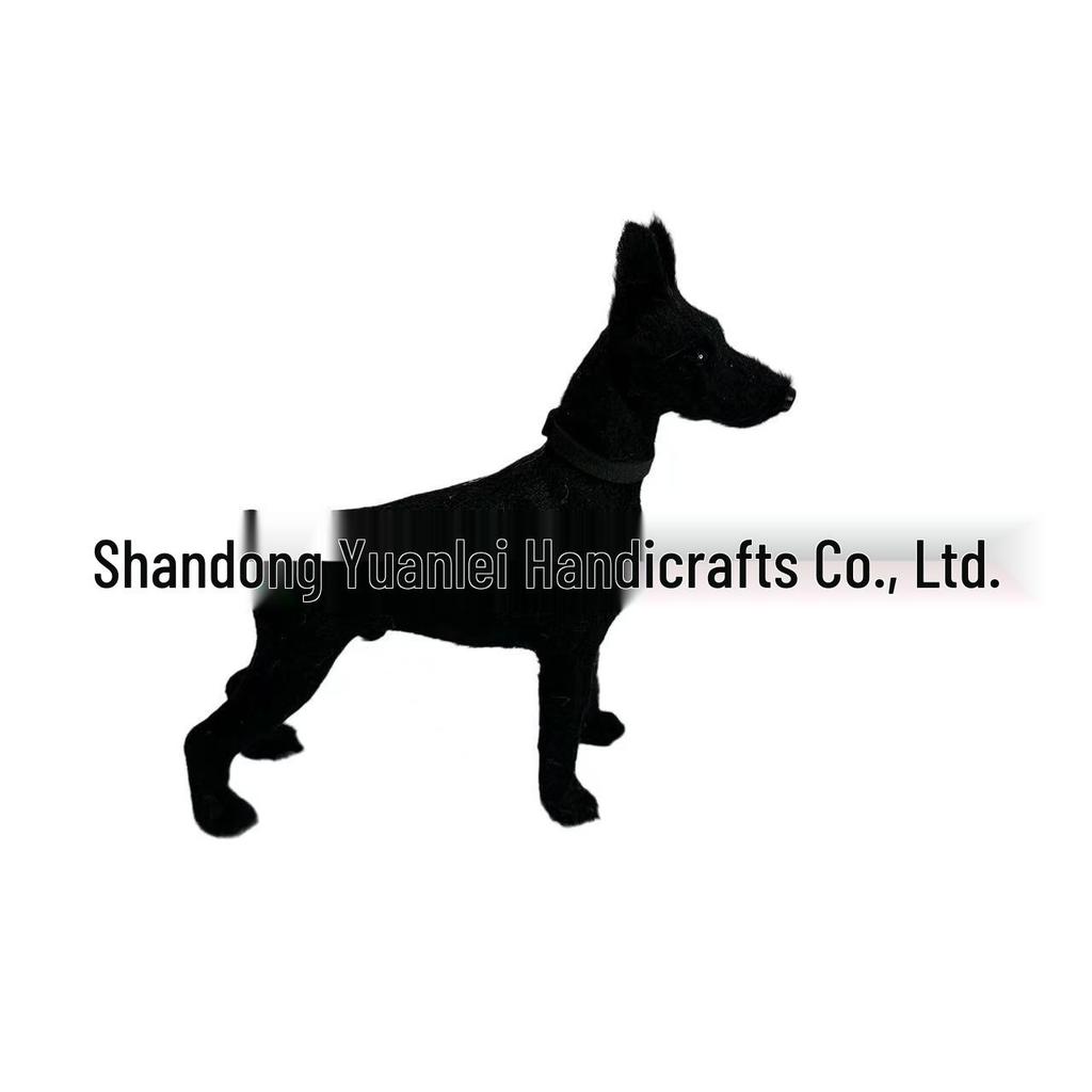 Dachshund Fur Toy: Small Animal Model Ornament