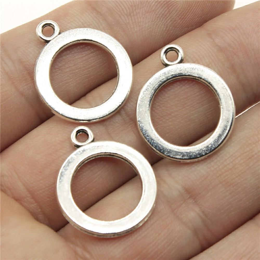 10pcs Charms Waterdrop For Earring Making DIY Jewelry Findings For Jewelry Making Accessories Antique Silver Color