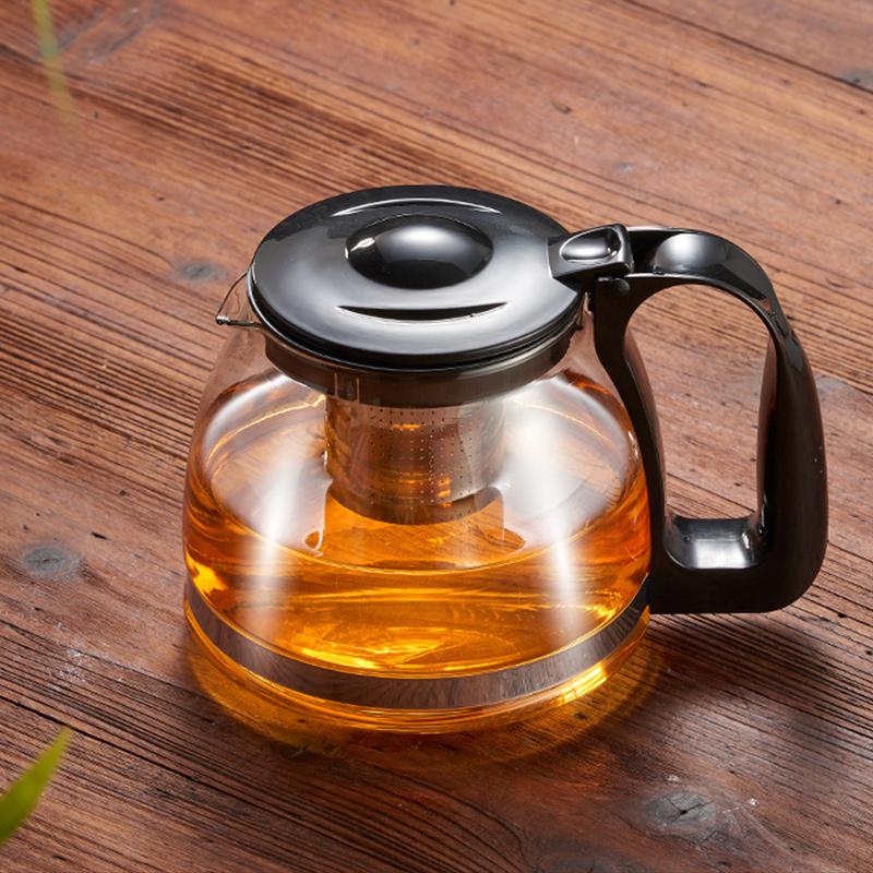 Skleněná konvice na ovoce 700/2600 ml s rukojetí Kuchyňské náčiní Filtrační džbán pro domácnost Kuchyňské hrnce na kávu Kuchyňské potřeby pro bary