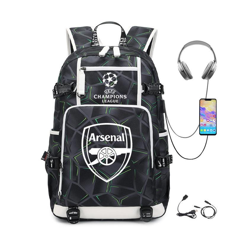 Football Peripheral Camouflage Backpack Student Multifunctional Large Capacity Backpack Leisure Travel Mountaineering Bag