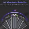 3-IN-1 120W PD Autolader, Type C Snellader Auto Aroma Diffuser Sfeerverlichting Auto Interieur LED Verlichting