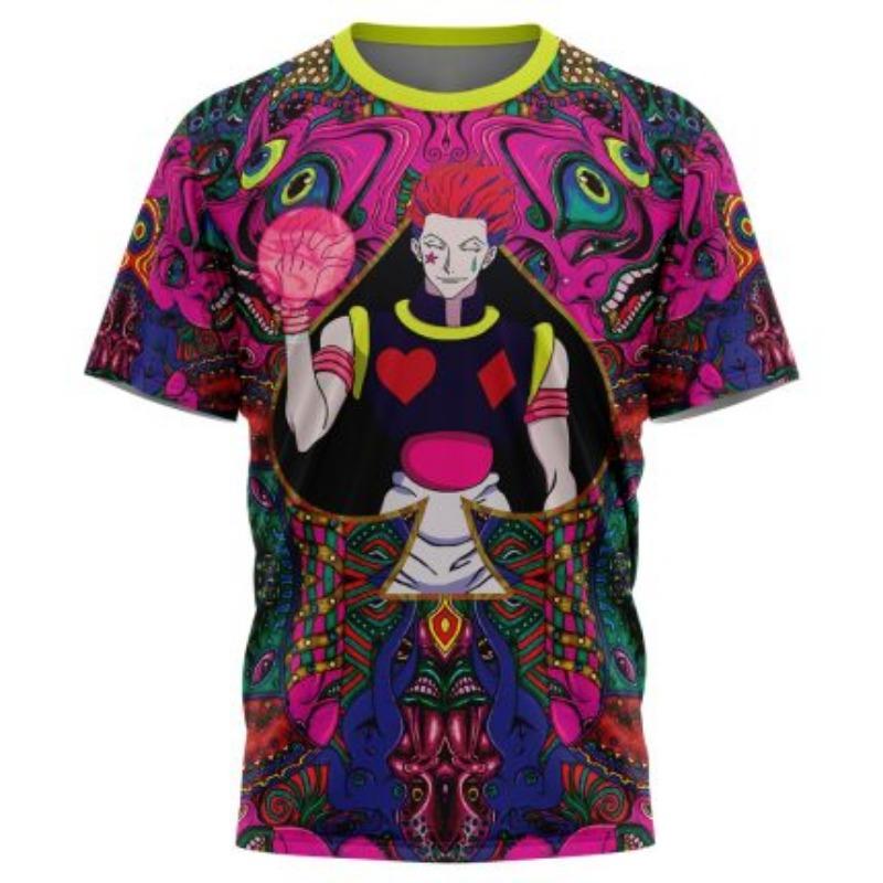 Cartoon Sports Short Sleeve Anime Casual Summer Men's T-shirt 3D Digital Printing Japanese Anime Quick Dry Mesh