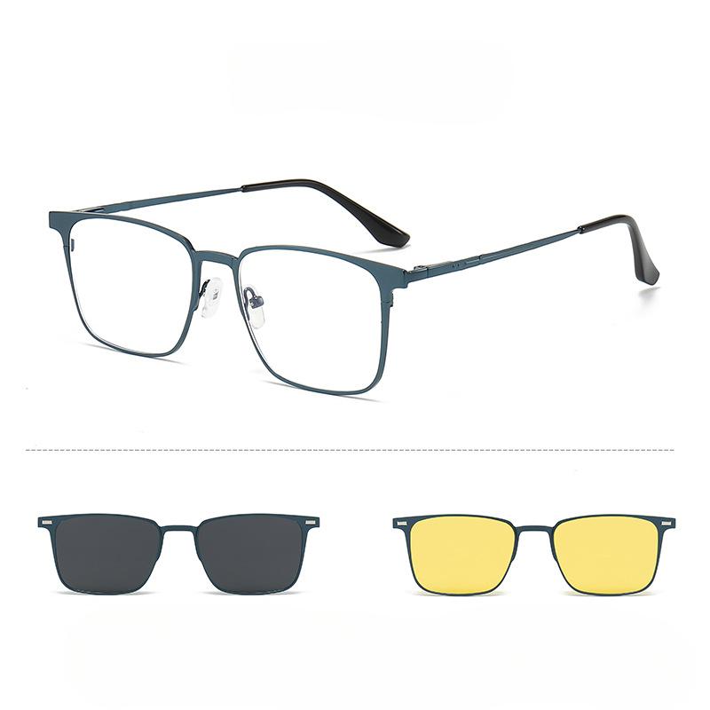 Les ensembles magnétiques peuvent être assortis à des lunettes de soleil polarisées, des lunettes de vision nocturne pour la conduite et des montures de lunettes pour la myopie.