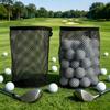 Golf Sports Mesh Net Bag Nylon Golf Tennis 15/25/50 Ball Carrying Drawstring Pouch 1pcs Golf Bags Golf Accessories