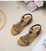 Fashion 2024 Summer Fashion Shoes for Women Ankle Strap Women's Sandals Elastic Band Dress Sandals Women Casual Round Toe Flat Shoes
