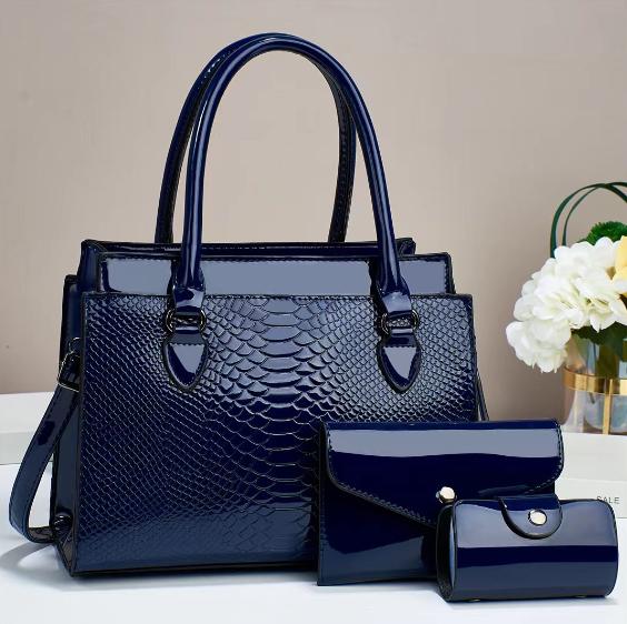 Luxury Brand Designer Women S Handbag High-Quality Crocodile Pattern Shoulder Bag Fashionable New Versatile Crossbody Bag Women 28x13x23cm
