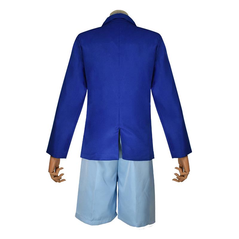 Edogawa Conan Blaues Uniform-Set - Unisex Anime Cosplay für Kinder