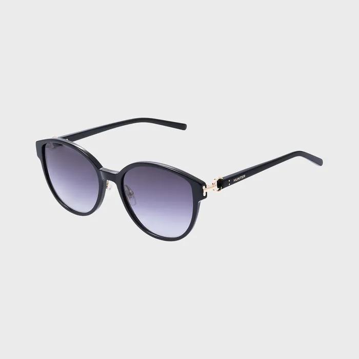 HUNTER_[WOMAN] Front and Temple Jewelry Connect Sunglasses - Black HTB14