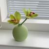 Phalaenopsis Fake Flower Photo Frame: Wind Simulation Floral Arrangement for Living Room or Entrance Decor.