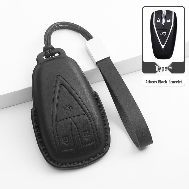 Premium Deep Blue SL03 S7 Car Key Case: Smart Card Protector & Shell with Buckle