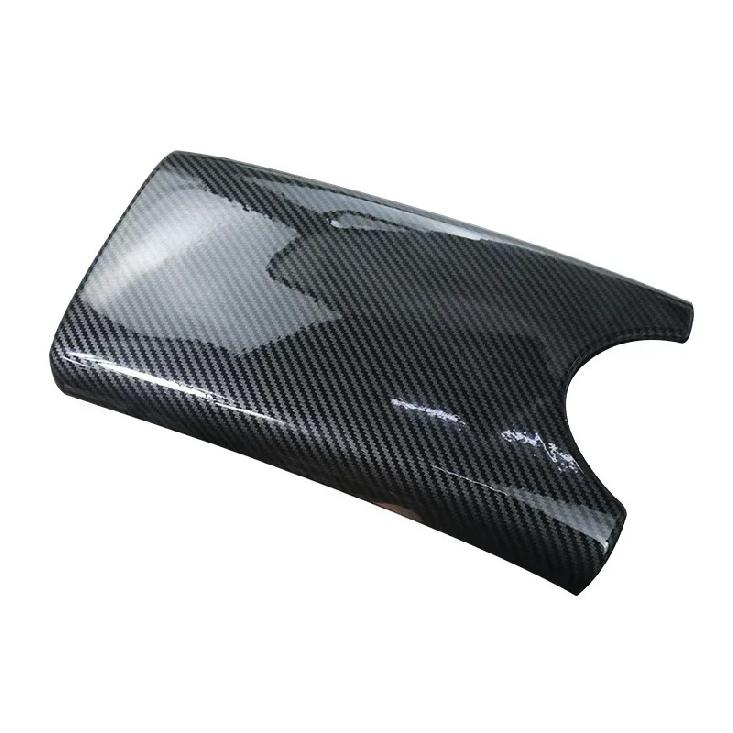 Karbon fiber Araba Merkezi Konsol Kapak paneli Kol Dayama Kutusu Trim Koruyucu Kapak Çıkartmalar Mercedes Benz E sınıfı W211 2003-2008