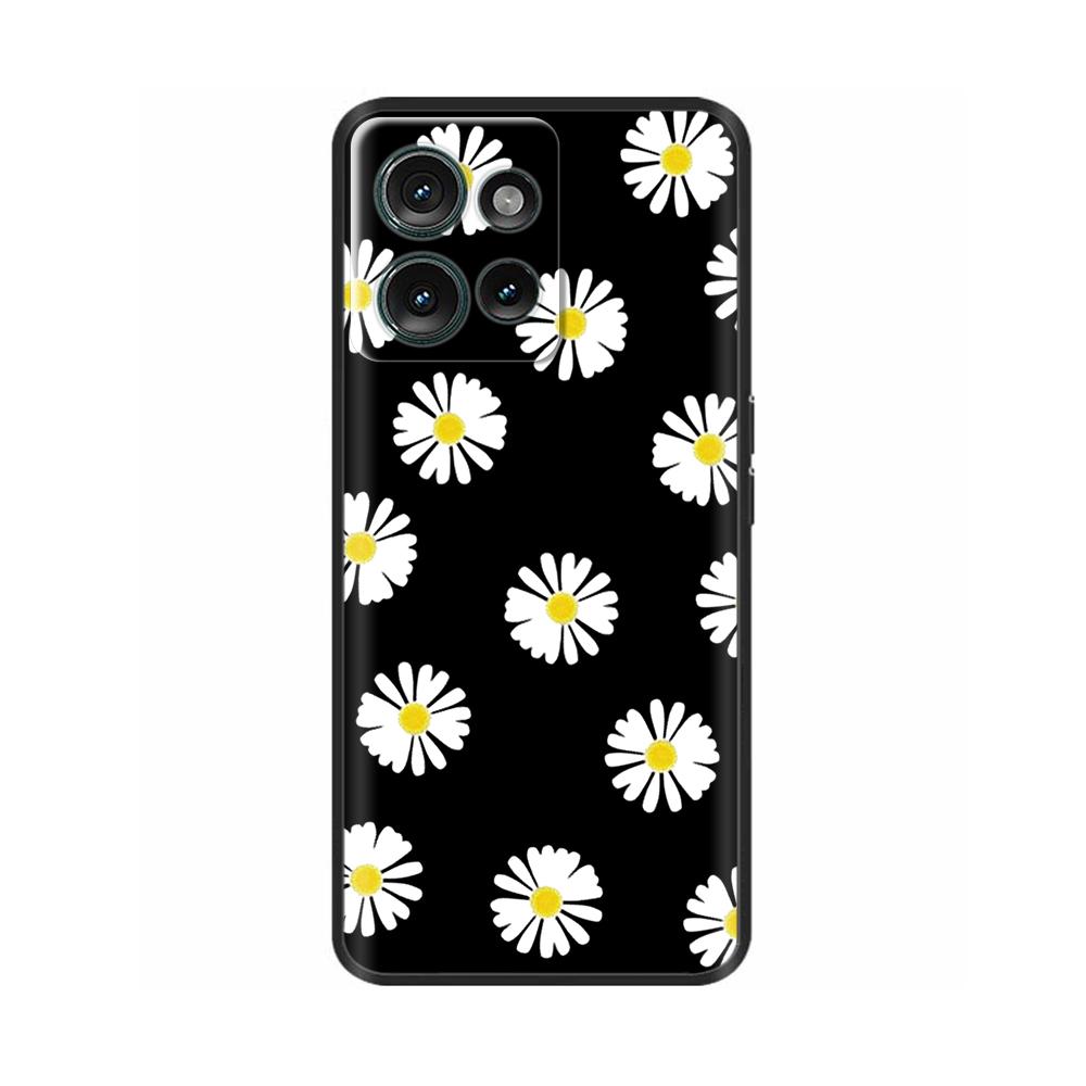 Black Case For Motorola MOTO Edge 50 5g Back Cover Phone Case For MOTO Edge 50 Edge50 Soft Silicone Bumper Shockproof Para Coque