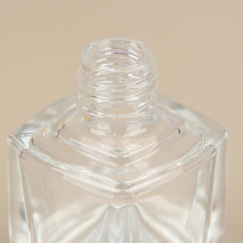 5/10/12/15Ml Empty Clear Glass Nail Polish Bottles With Brush Cap Refillable Containers For Nail Art Lip Golss Liquid Sample
