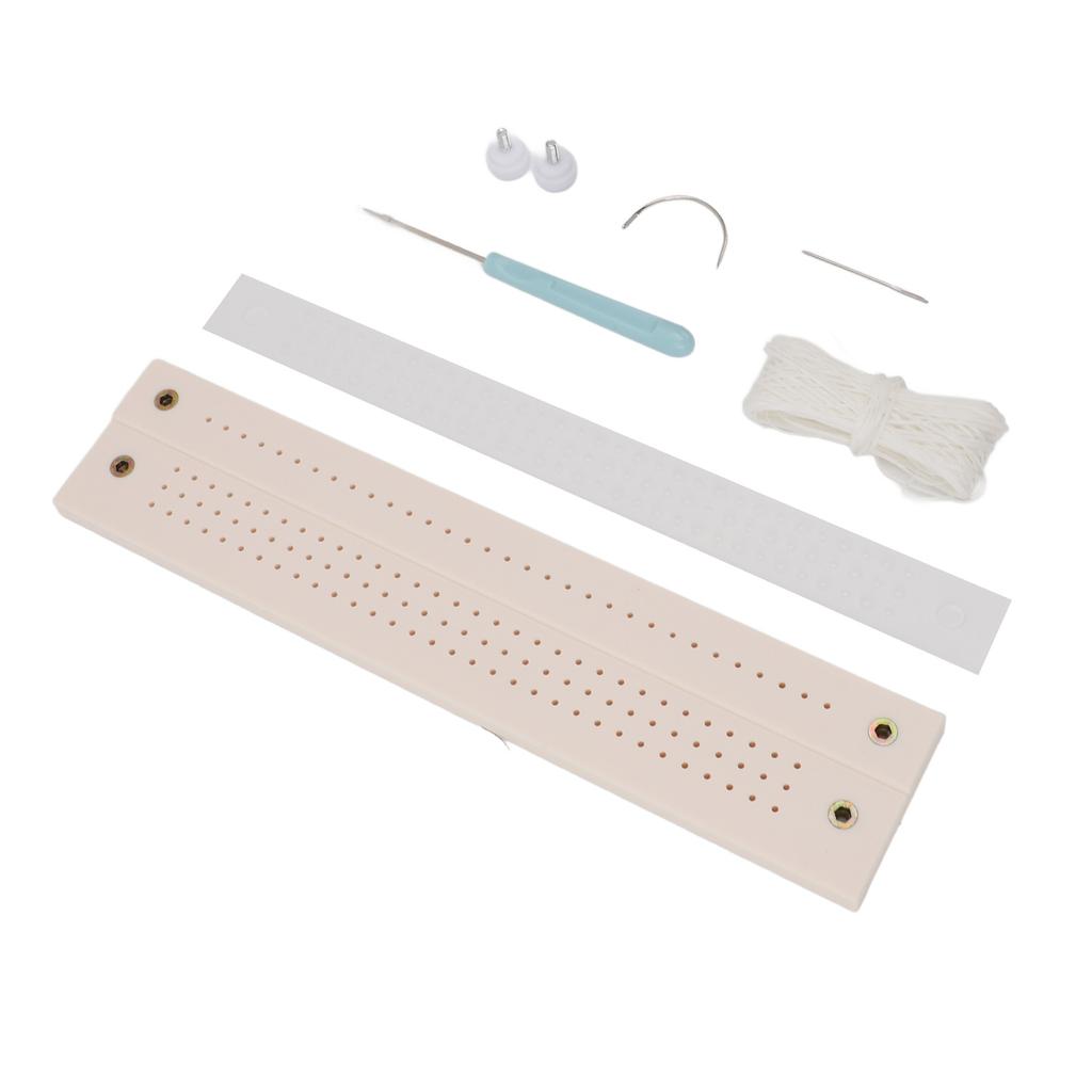 Manual Book Binding Punch Kit Plastic Bookbinding Hole Guide Template for Wood Crafts Journals Scrapbooking