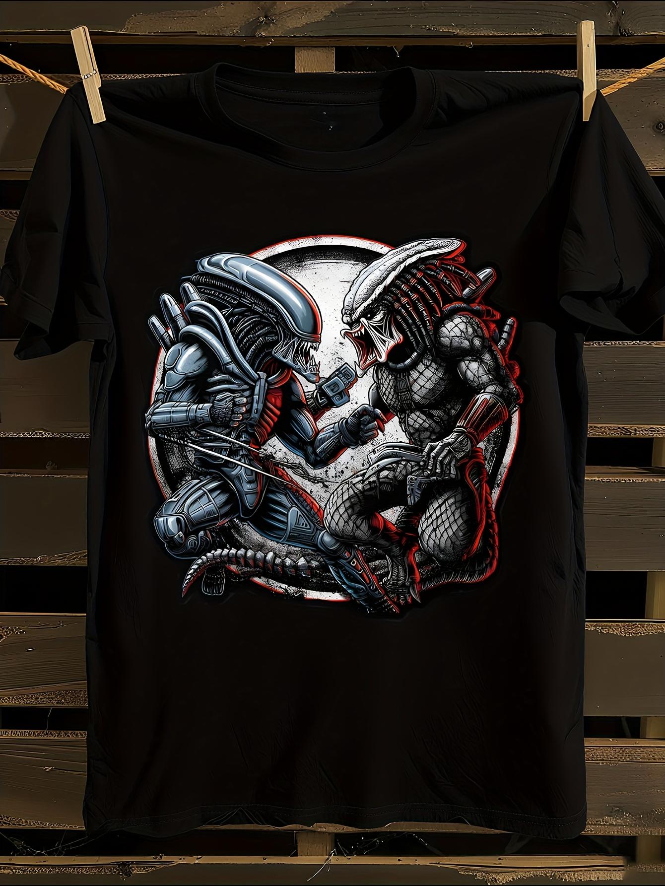 Alien vs Predator Graphic T-shirt L