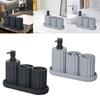 4x Bathroom Accessories Decorative Housewarming Gift Modern Soap Dispenser Toothbrush Holder for Vanity Bathroom Countertop